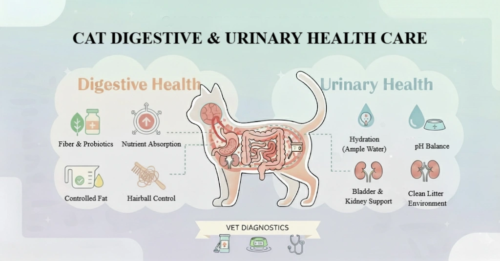 cat digestive & urinary health care